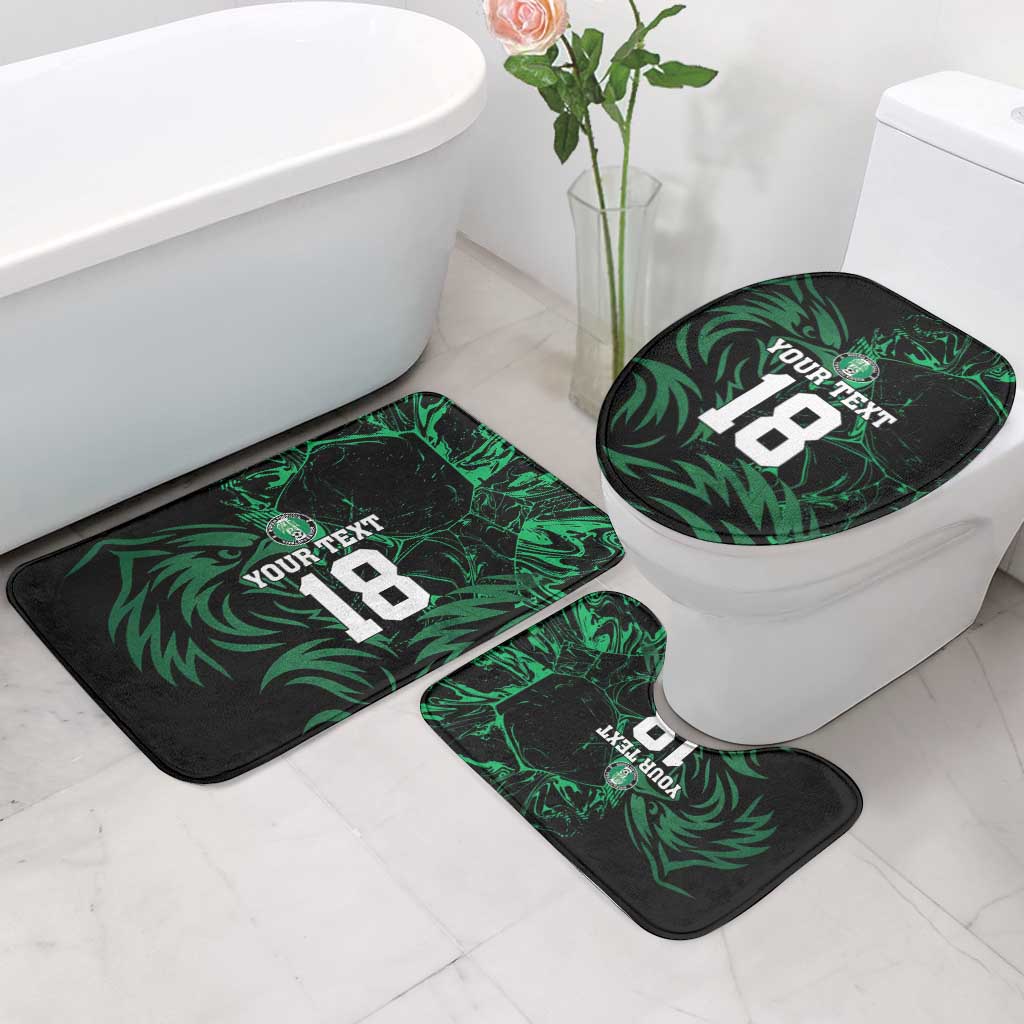 Custom Nigeria Football Bathroom Set Super Eagles Power