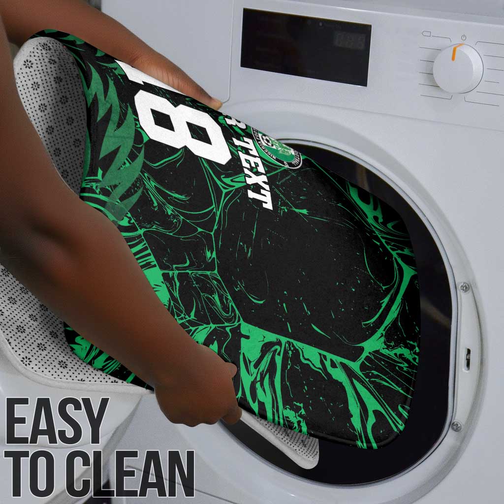 Custom Nigeria Football Bathroom Set Super Eagles Power