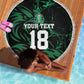 Custom Nigeria Football Beach Blanket Super Eagles Power
