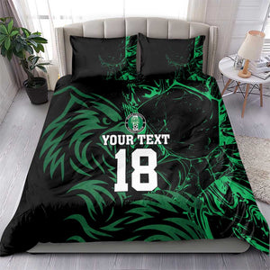 Custom Nigeria Football Bedding Set Super Eagles Power