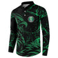 Custom Nigeria Football Button Sweatshirt Super Eagles Power