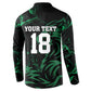 Custom Nigeria Football Button Sweatshirt Super Eagles Power