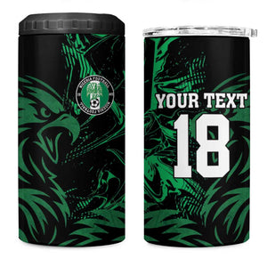 Custom Nigeria Football 4 in 1 Can Cooler Tumbler Super Eagles Power