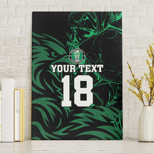 Custom Nigeria Football Canvas Wall Art Super Eagles Power