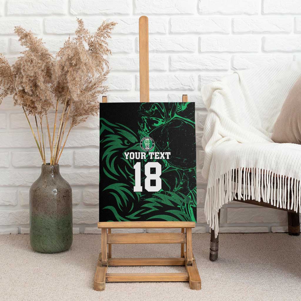 Custom Nigeria Football Canvas Wall Art Super Eagles Power