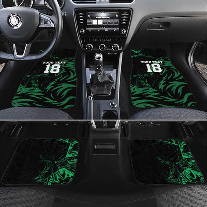 Custom Nigeria Football Car Mats Super Eagles Power