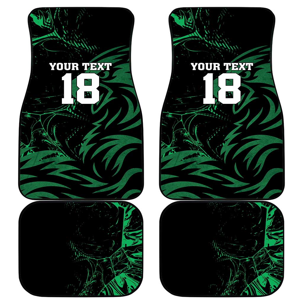 Custom Nigeria Football Car Mats Super Eagles Power