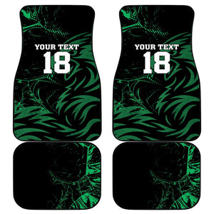 Custom Nigeria Football Car Mats Super Eagles Power