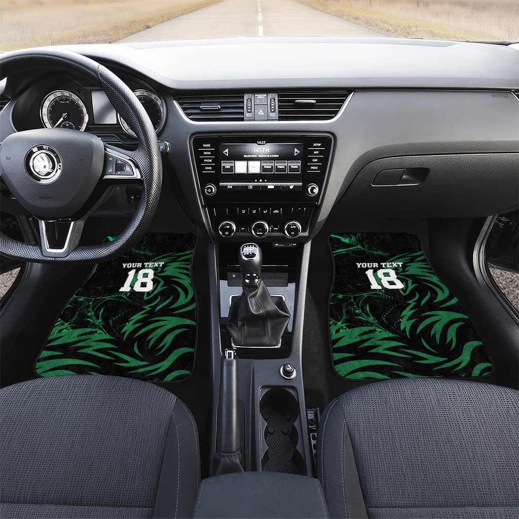Custom Nigeria Football Car Mats Super Eagles Power