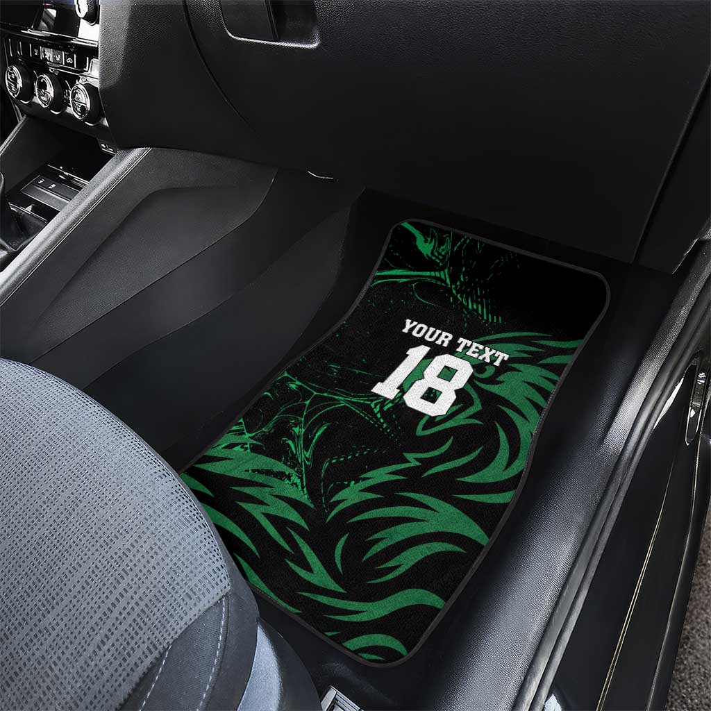 Custom Nigeria Football Car Mats Super Eagles Power