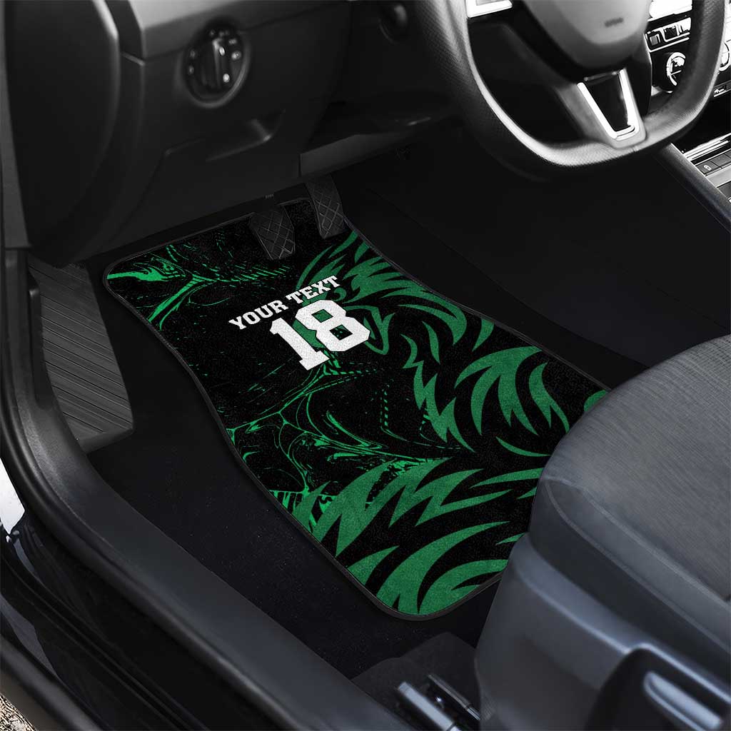 Custom Nigeria Football Car Mats Super Eagles Power