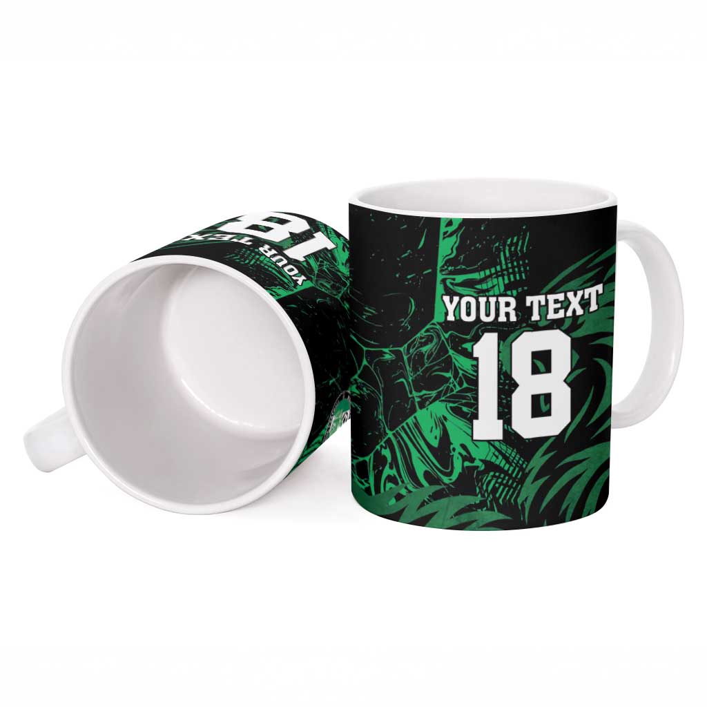 Custom Nigeria Football Ceramic Mug Super Eagles Power