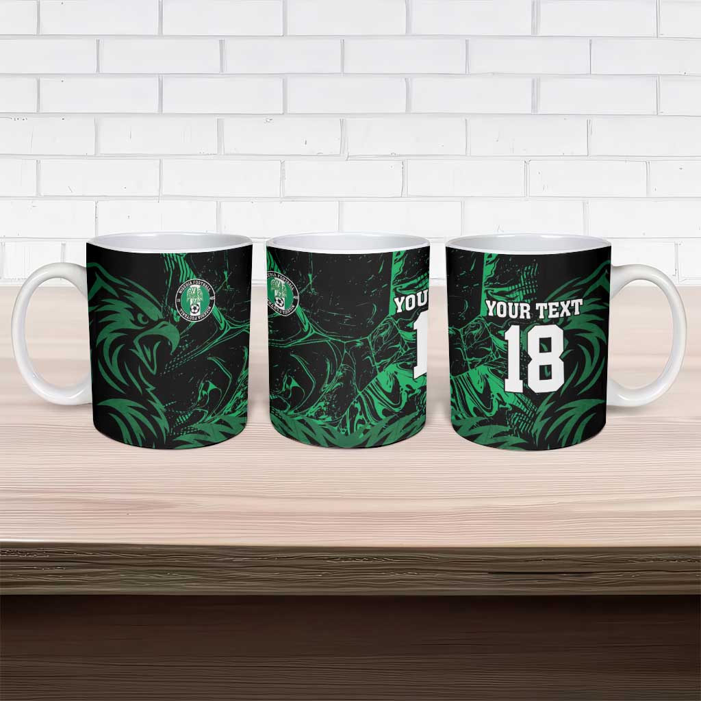 Custom Nigeria Football Ceramic Mug Super Eagles Power