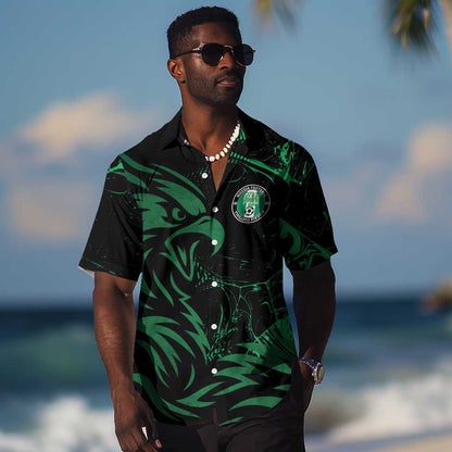 Custom Nigeria Football Hawaiian Shirt Super Eagles Power