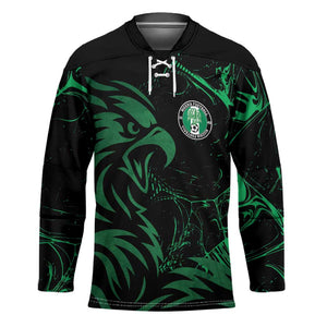 Custom Nigeria Football Hockey Jersey Super Eagles Power