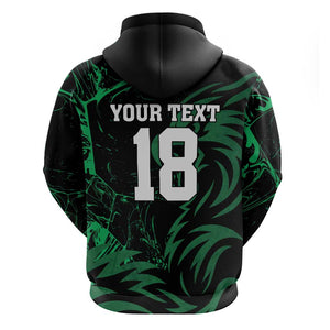Custom Nigeria Football Hoodie Super Eagles Power