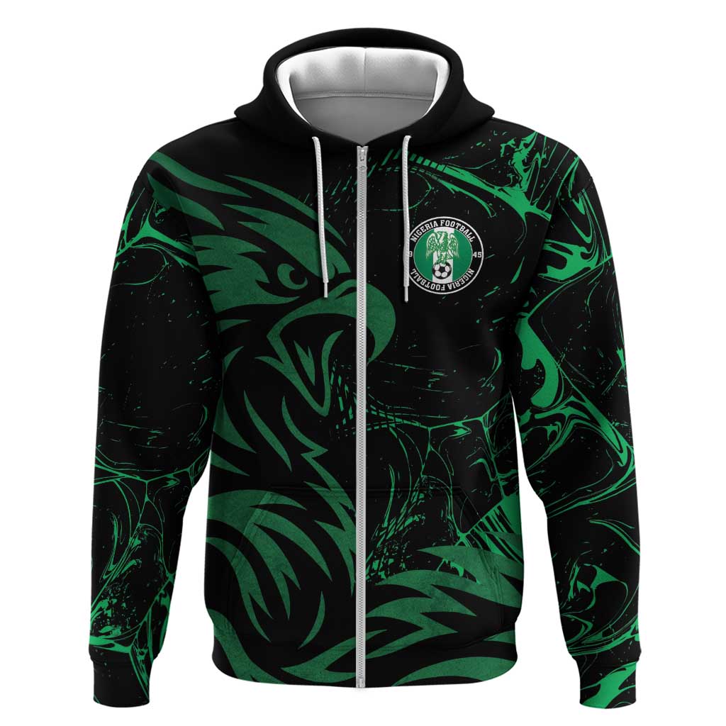 Custom Nigeria Football Hoodie Super Eagles Power