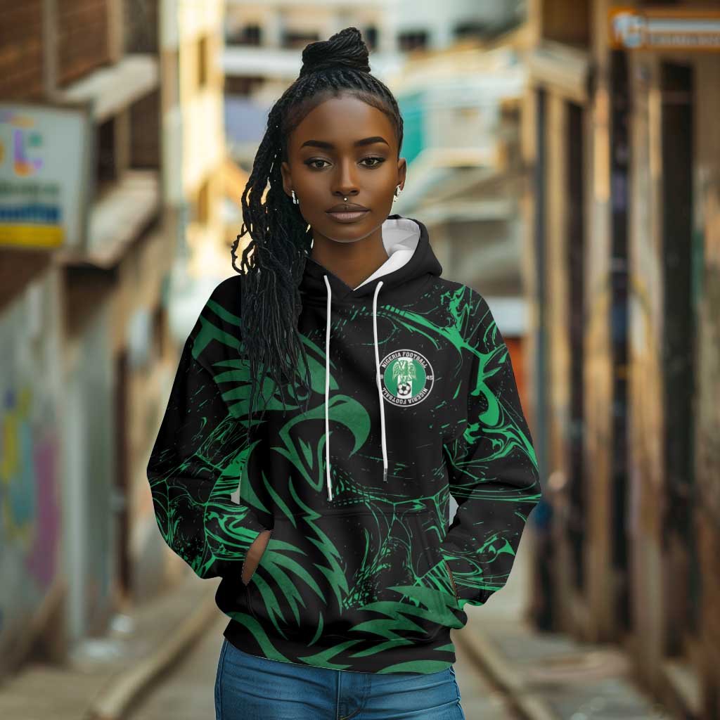 Custom Nigeria Football Hoodie Super Eagles Power