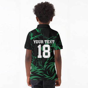 Custom Nigeria Football Kid Polo Shirt Super Eagles Power
