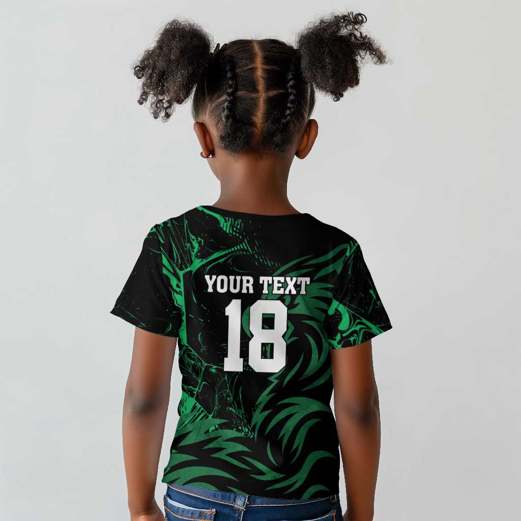 Custom Nigeria Football Kid T shirt Super Eagles Power