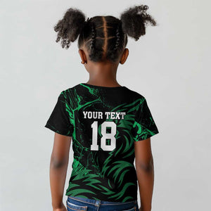Custom Nigeria Football Kid T shirt Super Eagles Power