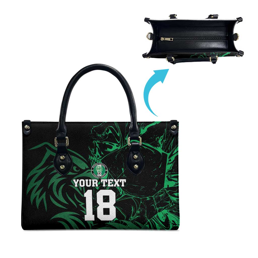 Custom Nigeria Football Leather Bag Super Eagles Power