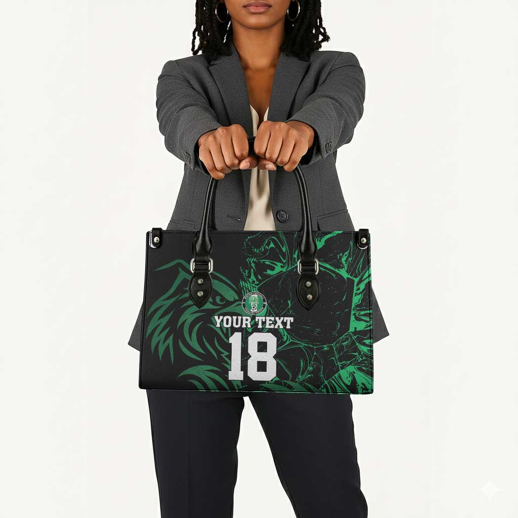 Custom Nigeria Football Leather Bag Super Eagles Power