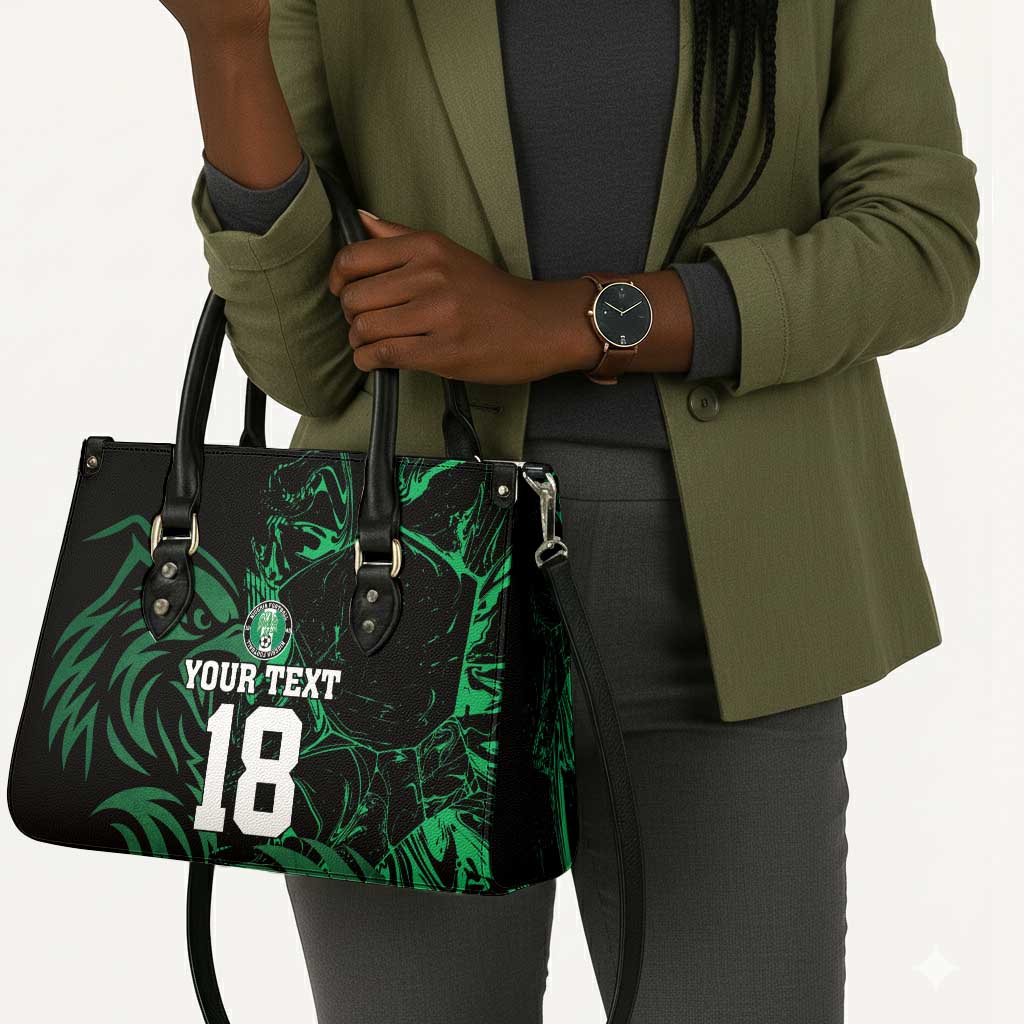 Custom Nigeria Football Leather Bag Super Eagles Power