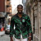 Custom Nigeria Football Long Sleeve Button Shirt Super Eagles Power