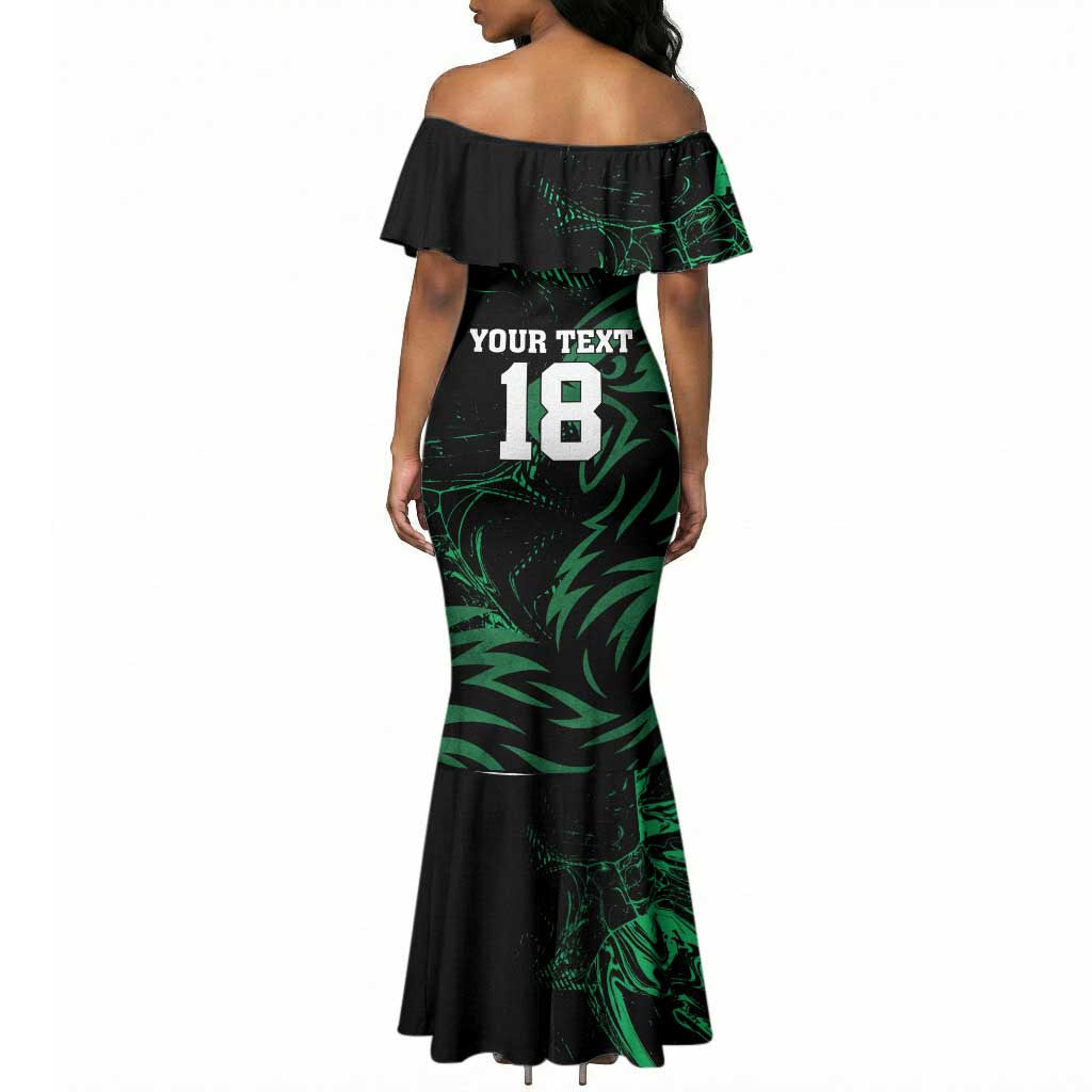 Custom Nigeria Football Mermaid Dress Super Eagles Power