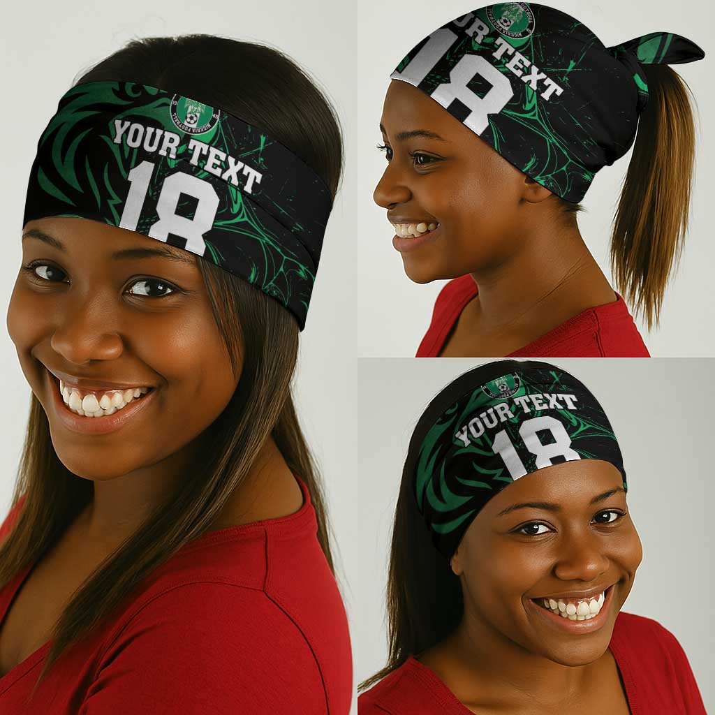 Custom Nigeria Football Neck Gaiter Super Eagles Power