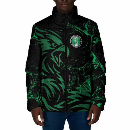 Custom Nigeria Football Padded Jacket Super Eagles Power