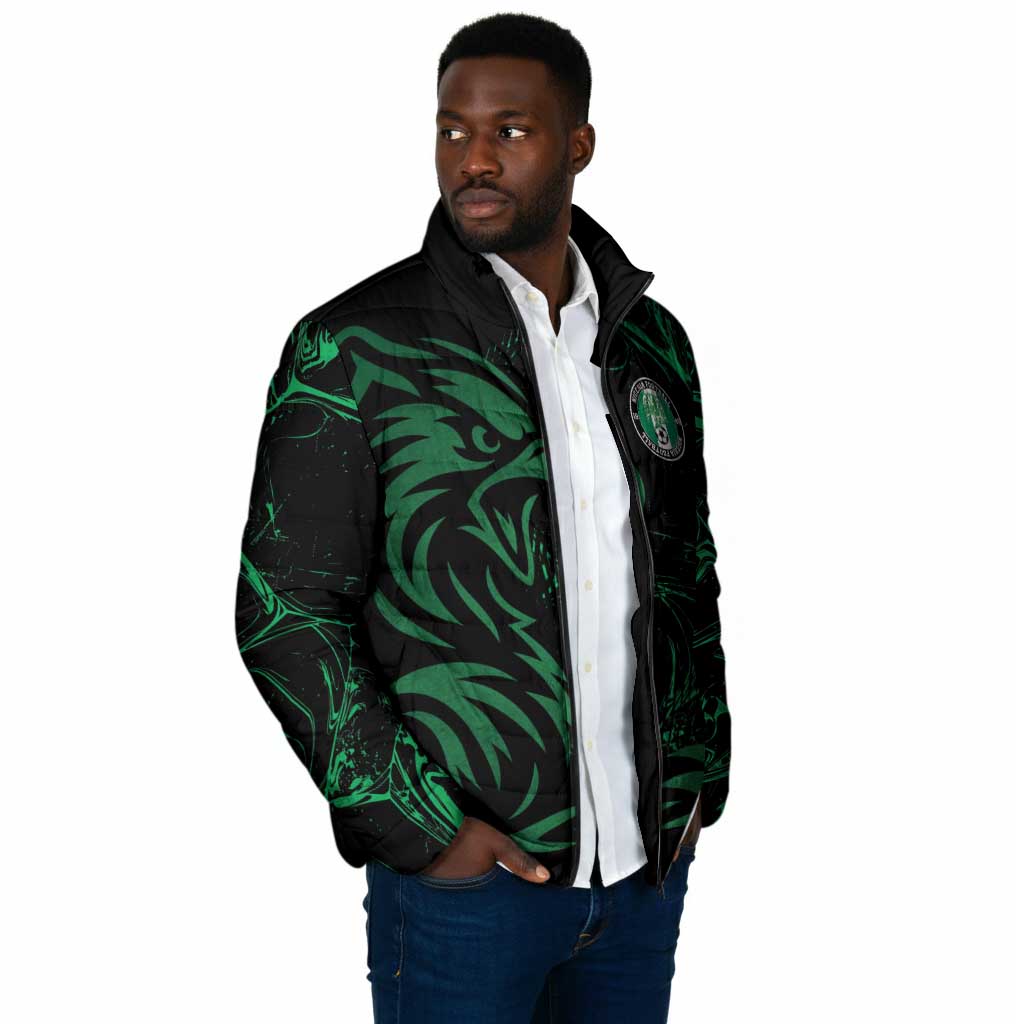 Custom Nigeria Football Padded Jacket Super Eagles Power