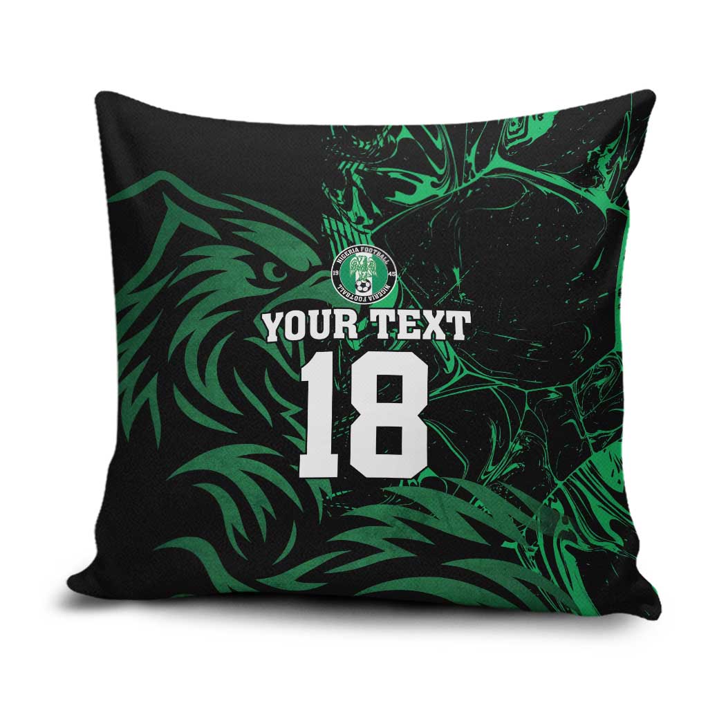 Custom Nigeria Football Pillow Cover Super Eagles Power