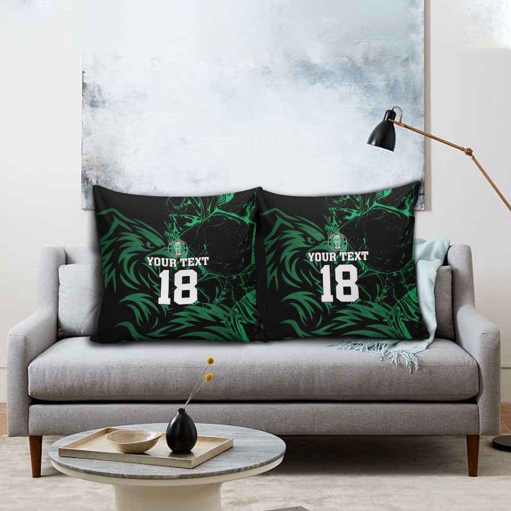 Custom Nigeria Football Pillow Cover Super Eagles Power