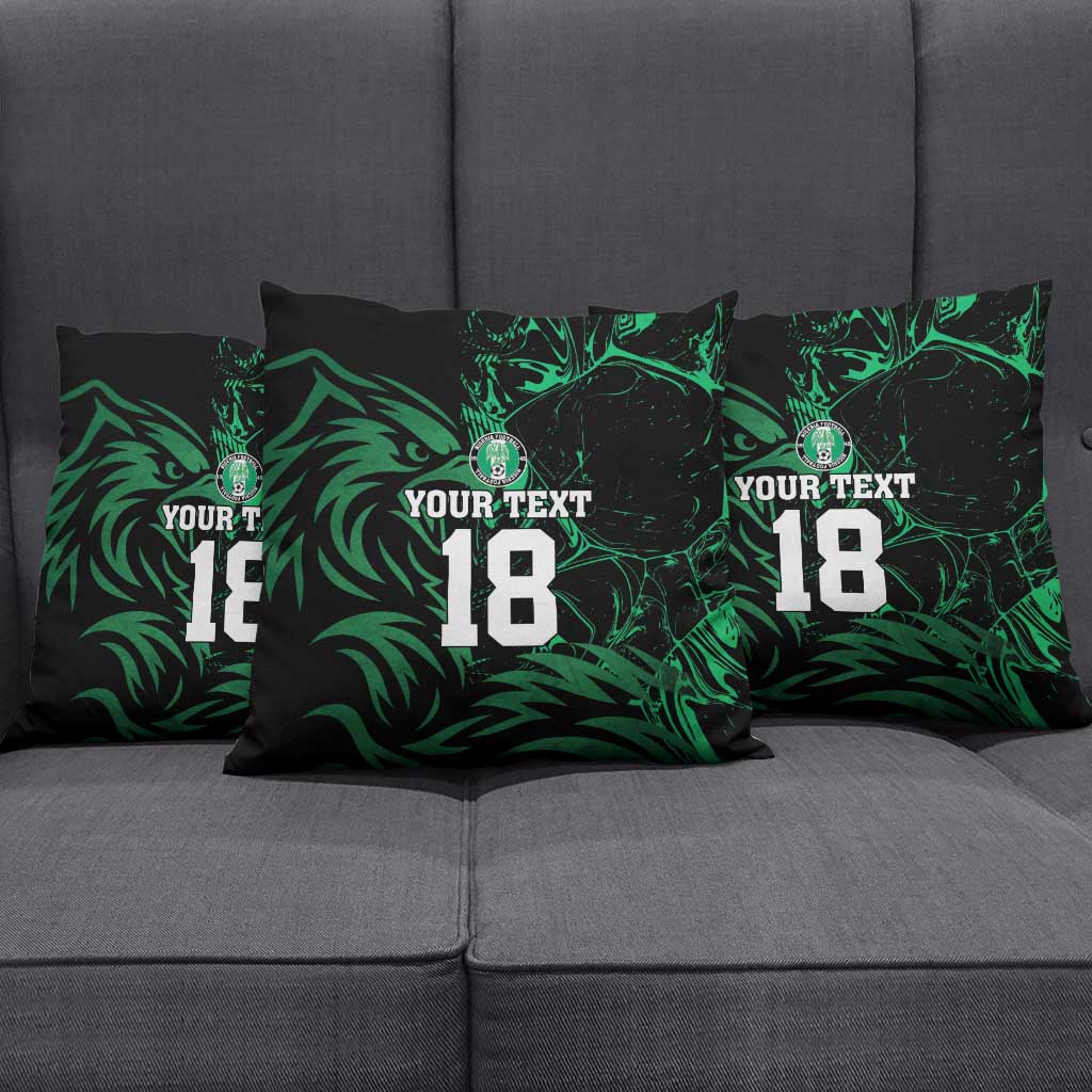 Custom Nigeria Football Pillow Cover Super Eagles Power