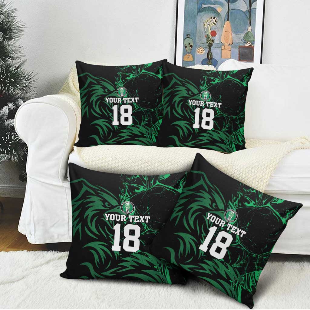 Custom Nigeria Football Pillow Cover Super Eagles Power