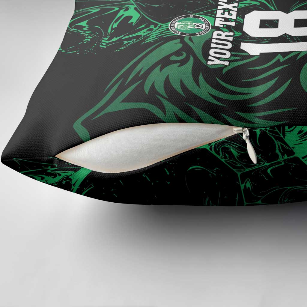 Custom Nigeria Football Pillow Cover Super Eagles Power