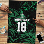 Custom Nigeria Football Puzzle Super Eagles Power