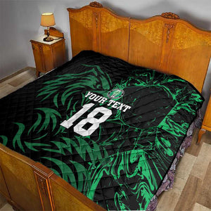 Custom Nigeria Football Quilt Super Eagles Power