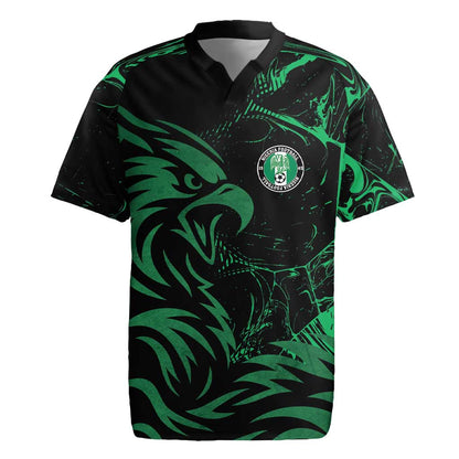 Custom Nigeria Football Rugby Jersey Super Eagles Power