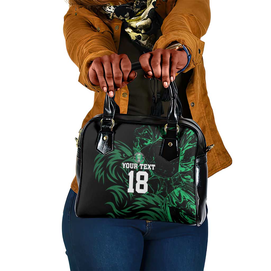Custom Nigeria Football Shoulder Handbag Super Eagles Power