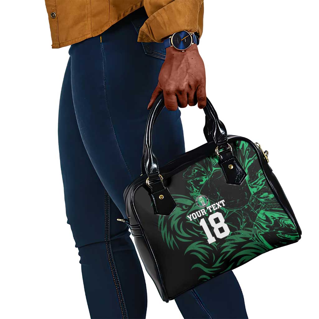 Custom Nigeria Football Shoulder Handbag Super Eagles Power