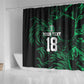Custom Nigeria Football Shower Curtain Super Eagles Power