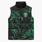 Custom Nigeria Football Sleeveless Puffer Jacket Super Eagles Power
