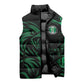 Custom Nigeria Football Sleeveless Puffer Jacket Super Eagles Power