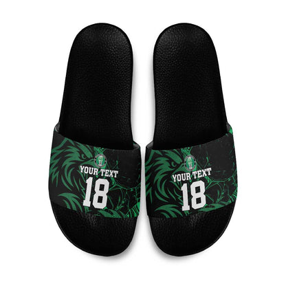 Custom Nigeria Football Slide Sandals Super Eagles Power