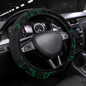 Nigeria Football Steering Wheel Cover Super Eagles Power