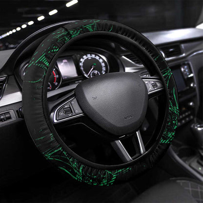 Nigeria Football Steering Wheel Cover Super Eagles Power