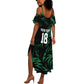 Custom Nigeria Football Summer Maxi Dress Super Eagles Power